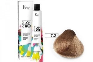 Farba do włosów Kezy Color Vivo 100 ml • 7.2 beżowy blond
