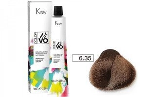 Farba do włosów Kezy Color Vivo 100 ml • 6.35 kasztanowy ciemny blond