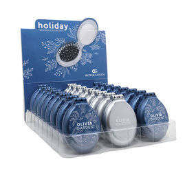 Olivia Garden Holiday Brushes 2021 Display 24 pieces